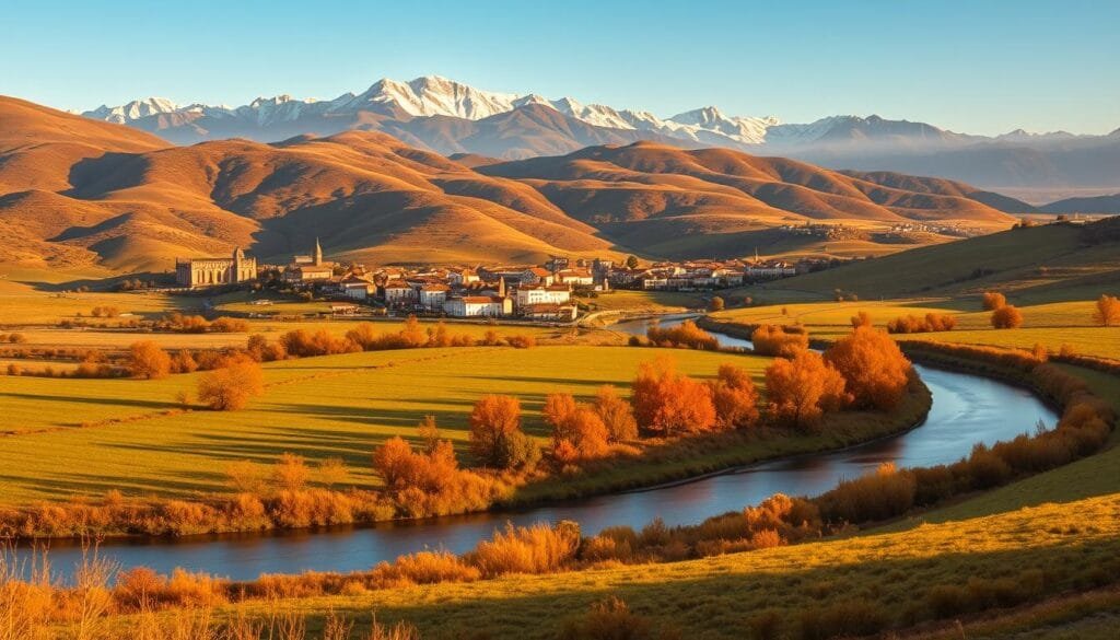 Autumn in Spain Landscape