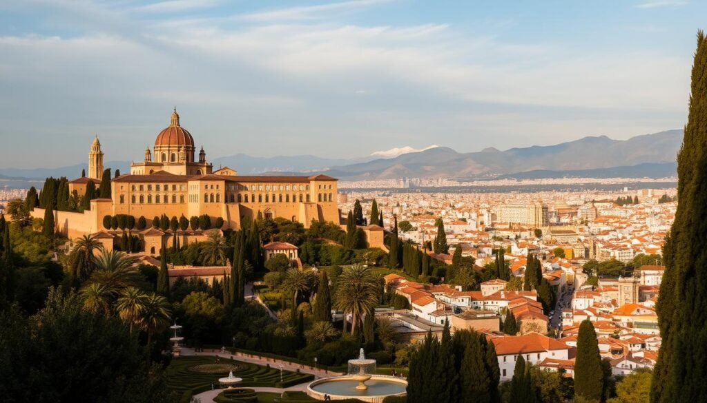 Granada Alhambra Panoramic View Granada Alhambra Panoramic View